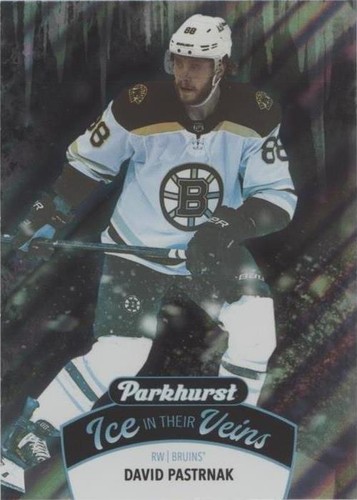2021-22 Upper Deck Parkhurst - David Pastrnak #IV-9