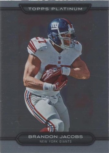 2010 Topps Platinum Brandon Jacobs #81
