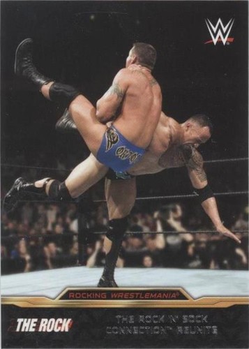 2015 Topps WWE Road to Wrestlemania - The Rock #5