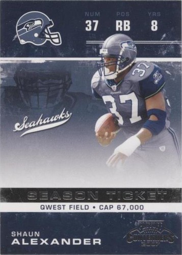 2007 Playoff Contenders Shaun Alexander #88