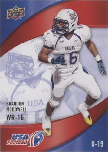 2013 Upper Deck USA Football Brandon McDowell #11