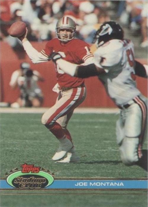 Topps Stadium Club Joe Montana 1991 #327