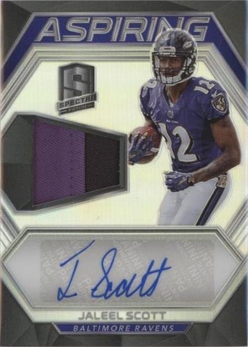 2018 Panini Spectra Jaleel Scott #APA-JS