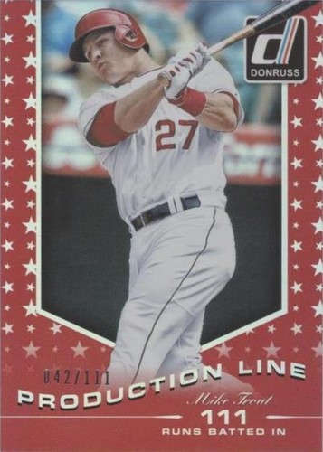 2015 Panini Donruss - Mike Trout #7