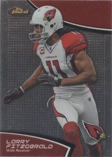 2011 Topps Finest Larry Fitzgerald #90