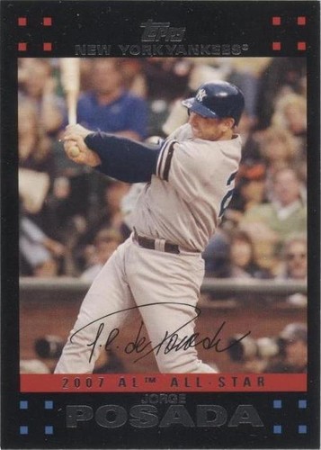 2007 Topps Updates & Highlights - Jorge Posada #UH265
