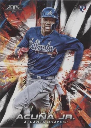 2018 Topps Fire - Ronald Acuña Jr. #109