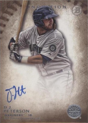 2015 Bowman Inception - D.J. Peterson #PA-DP
