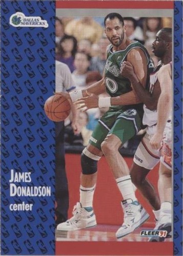 1991-92 Fleer - James Donaldson #44