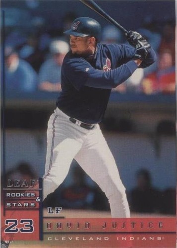 1998 Leaf Rookies & Stars - David Justice #17