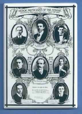 RMS TITANIC *2X3 FRIDGE MAGNET* WHITE STAR LINE ICEBERG UNSINKABLE MAIDEN VOYAGE