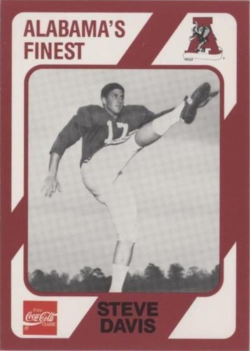 1989 Collegiate Collection Alabama Crimson Tide Steve Davis #175