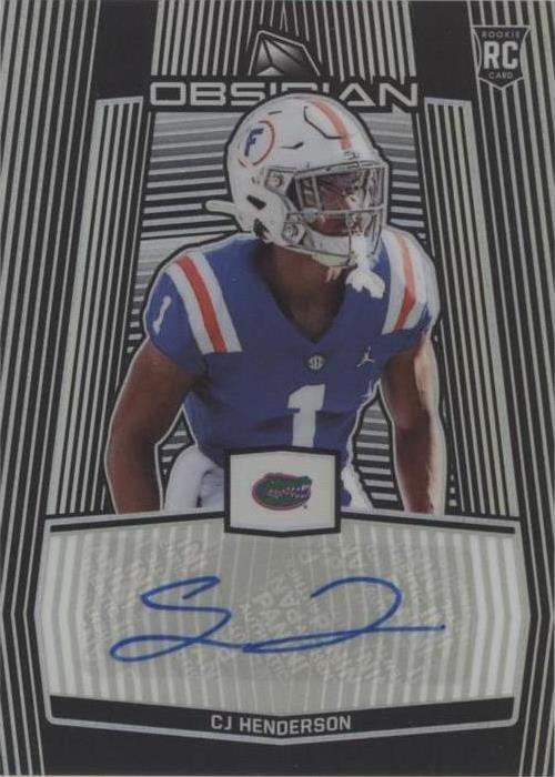 2020 Panini Obsidian Draft Picks CJ Henderson #20