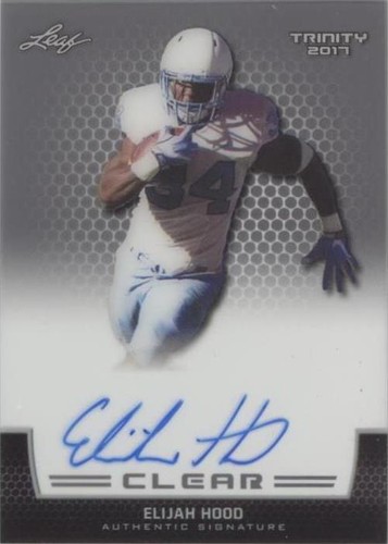 2017 Leaf Trinity Elijah Hood #CA-EH1