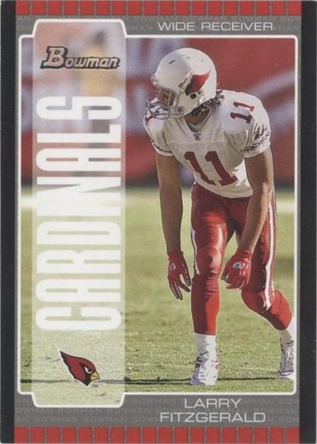 2005 Bowman Larry Fitzgerald #100