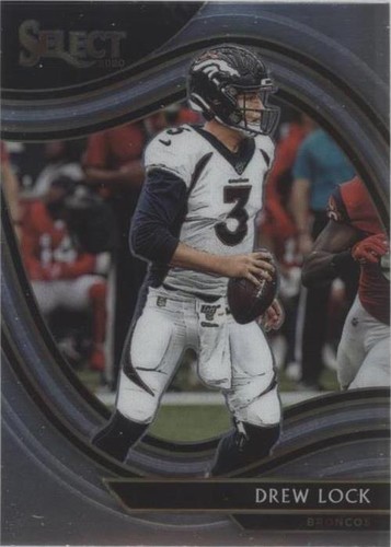 2020 Select #327 Drew Lock Field Level Prizm Light Blue Die