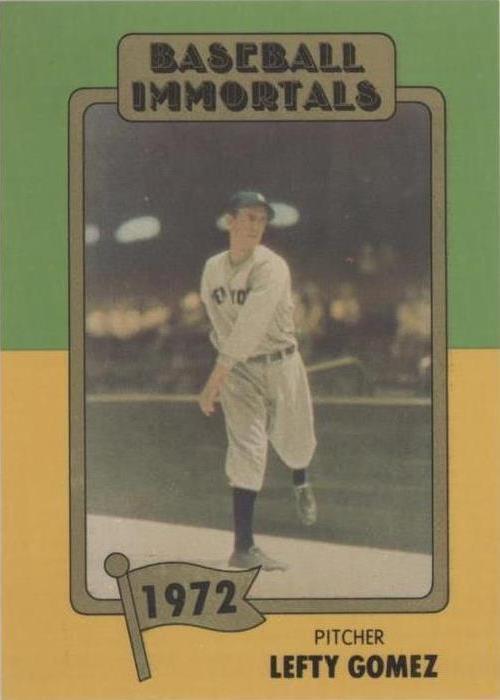 1980-84 SSPC Baseball Immortals 1st Printing - Lefty Gomez #129