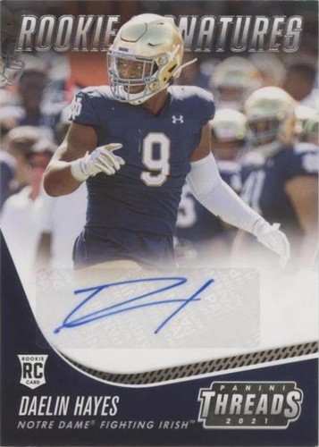 2021 Panini Chronicles Draft Picks Daelin Hayes #TS-DHA