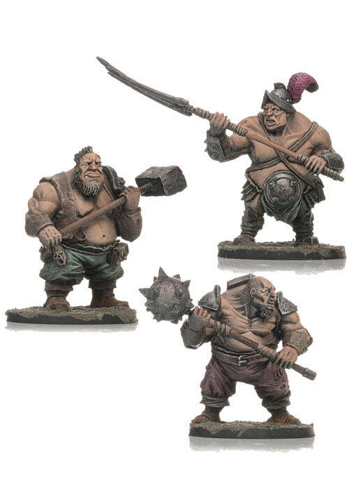 Миниатюры со щитовидными волками, Тальяреум, Огрские наковальни, 28-миллиметровые Королевства огров