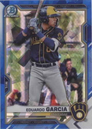 2021 Bowman Chrome Draft Sapphire Edition - Eduardo Garcia #BDC-22