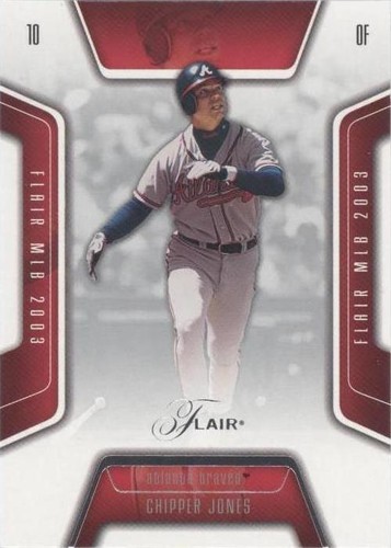 2003 Flair - Chipper Jones #84