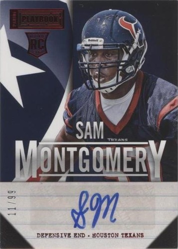 2013 Panini Playbook Sam Montgomery #184