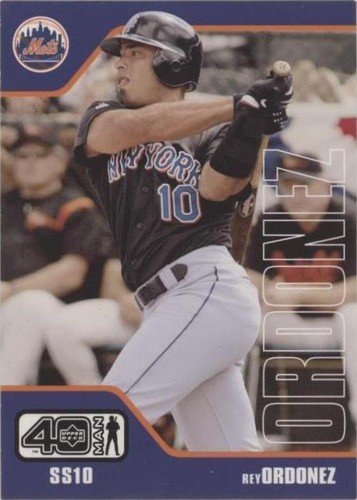 2002 Upper Deck 40 Man - Rey Ordonez #820