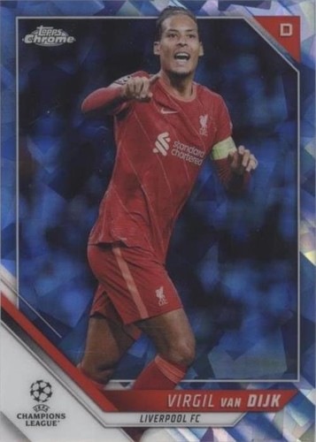 2021-22 Topps Chrome UCL Sapphire Edition Virgil van Dijk #47