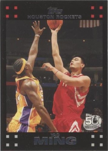 PSA 9 YAO MING 2007-08 Topps 1957-58 Variations 1st Edition