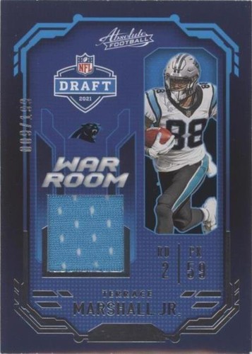 2021 Panini Absolute Terrace Marshall Jr. #WRM-TMA
