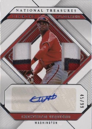 2023 Panini National Treasures - Cristhian Vaquero #DDA-CV