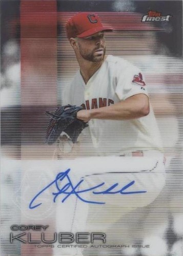 2016 Topps Finest - Corey Kluber #FA-CKL