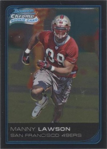 2006 Bowman Chrome Manny Lawson #65