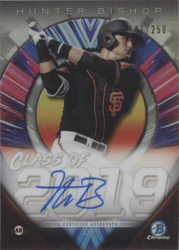 2019 Bowman Draft - Hunter Bishop #C19A-HB