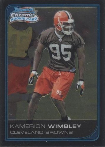 2006 Bowman Chrome Kamerion Wimbley #71