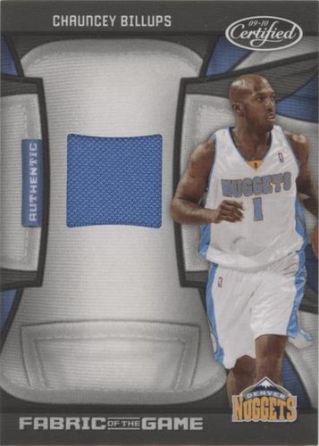2009-10 Panini Certified - Chauncey Billups #FOG-CB