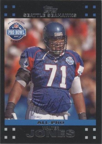 2007 Topps Walter Jones #419