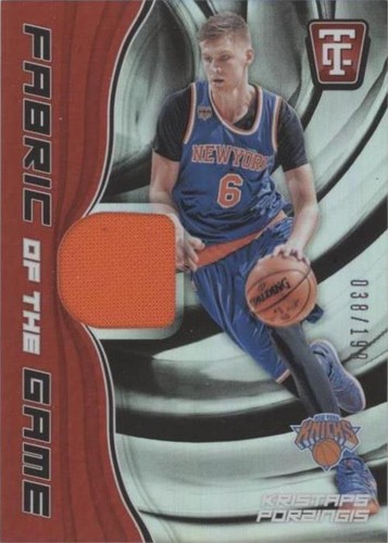 2017-18 Panini Totally Certified - Kristaps Porzingis #FG-KPZ