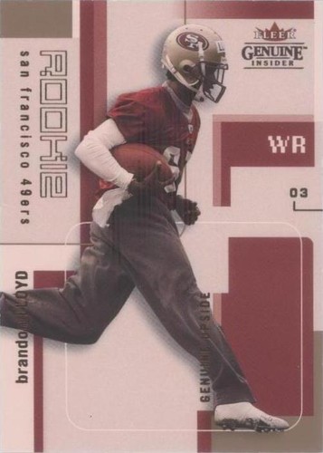 2003 Fleer Genuine Insider Brandon Lloyd #118