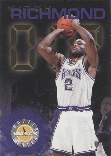 Mitch Richmond '95-96 NBA Hoops Buzzer Beater Insert Card #225