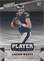 2016 Panini NFL Player of the Day Carson Wentz #22