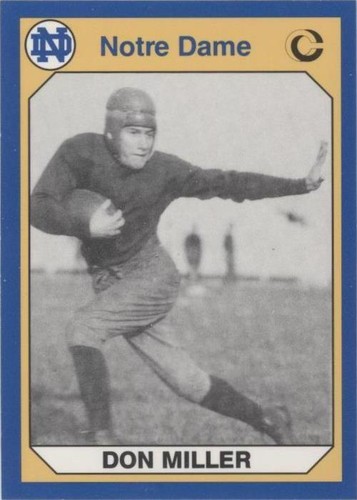 1990 Collegiate Collection University of Notre Dame Donald Miller #126