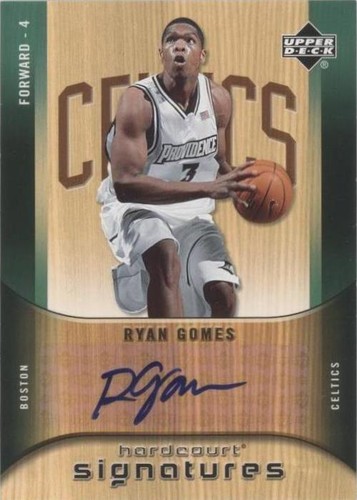 2005-06 Upper Deck Hardcourt - Ryan Gomes #HS-RG