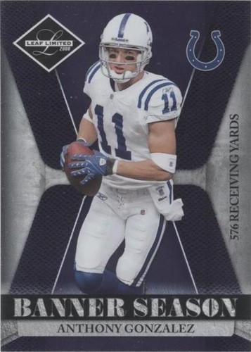 2008 Leaf Limited Anthony Gonzalez #BSM-2