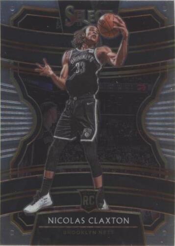 2019-20 Panini Prizm Nic Claxton Silver Prizm SP RC Brooklyn