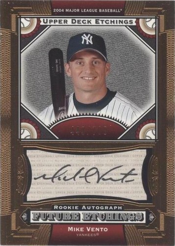 2004 Upper Deck Etchings - Mike Vento #139