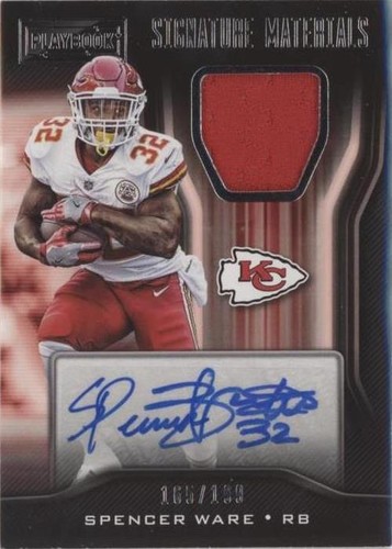 2018 Panini Playbook Spencer Ware #SM-SW