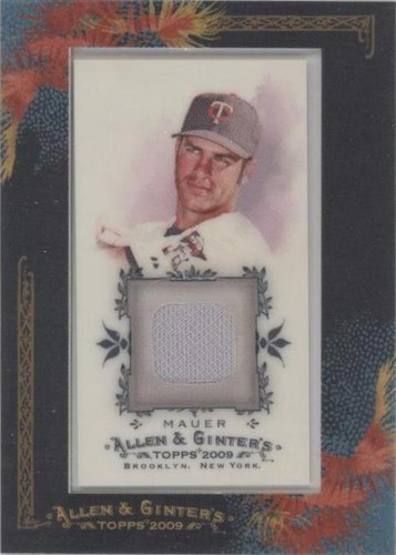 2009 Topps Allen & Ginter's - Joe Mauer #AGR-JM
