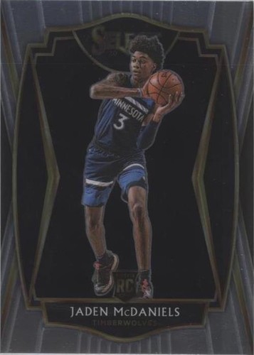 Jaden McDaniels Rookie Card 2020-21 Select Rookie Selections