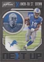 2021 Panini Playbook Amon-Ra St. Brown #NXT-ASB